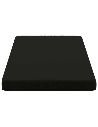 Cuscini per Panchina a 2 Pezzi VUGHT 2 pz 100% Poliestere Nero