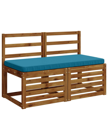 Cuscino per Panchina a 1 Pezzo VUGHT 100% Poliestere Azzurro