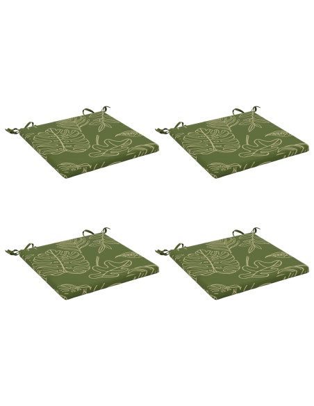 Cuscini per Sedia in 4 Pezzi SOEST 4 pz 100% Poliestere
