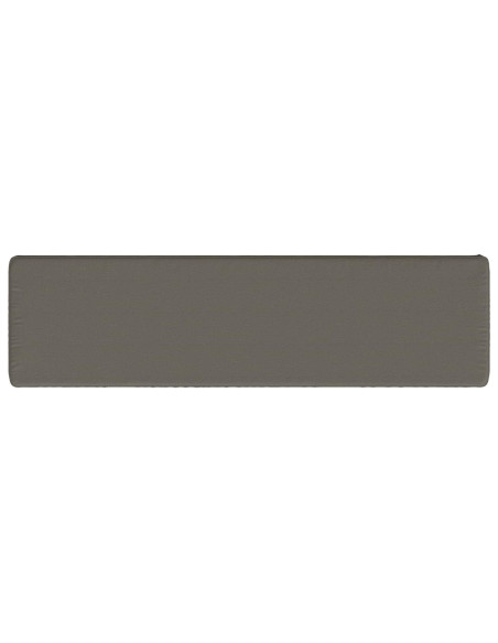 Cuscino per Panchina a 1 Pezzo VUGHT 100% Poliestere Grigio