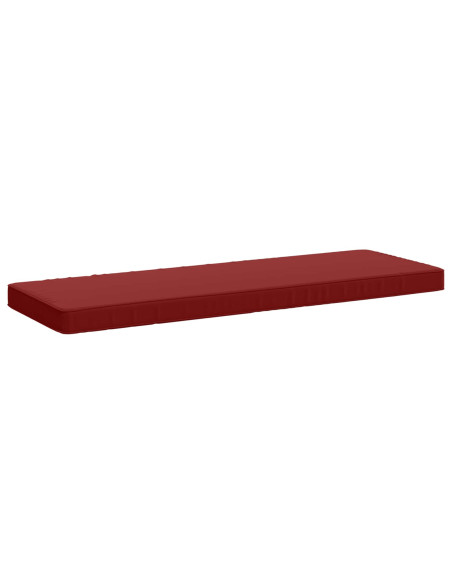Cuscino per Panchina a 1 Pezzo VUGHT 100% Poliestere Rosso Vino