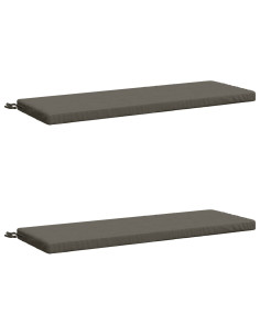 Cuscini per Panchina a 2 Pezzi SOEST 2 pz 100% Poliestere