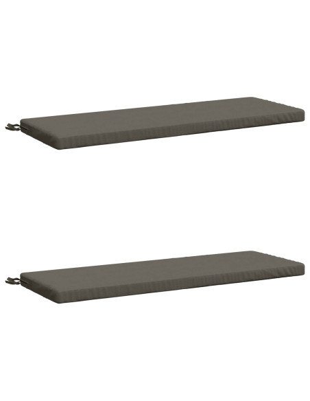 Cuscini per Panchina a 2 Pezzi SOEST 2 pz 100% Poliestere