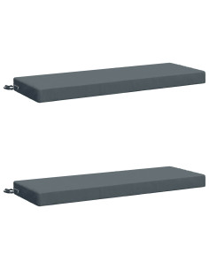 Cuscini per Panchina a 2 Pezzi SOEST 2 pz 100% Poliestere Blu