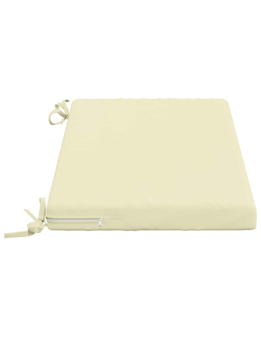 Cuscini per Panchina a 2 Pezzi SOEST 2 pz 100% Poliestere Crema