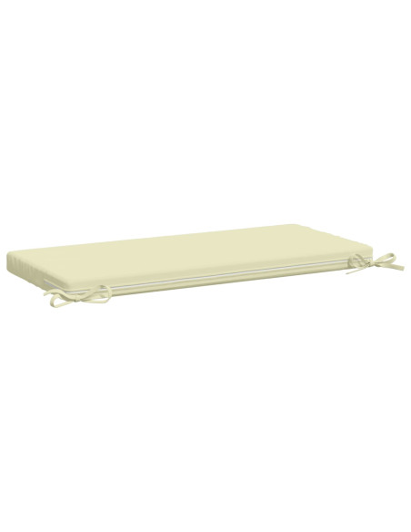 Cuscini per Panchina a 2 Pezzi SOEST 2 pz 100% Poliestere Crema