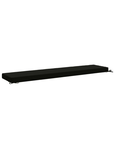 Cuscini per Panchina a 2 Pezzi SOEST 2 pz 100% Poliestere Nero
