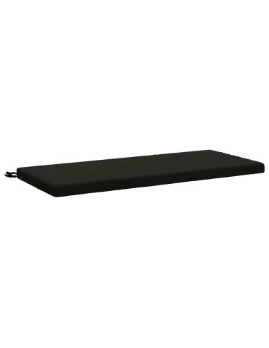 Cuscini per Panchina a 2 Pezzi SOEST 2 pz 100% Poliestere Nero