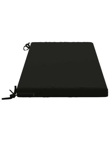 Cuscini per Panchina a 2 Pezzi SOEST 2 pz 100% Poliestere Nero