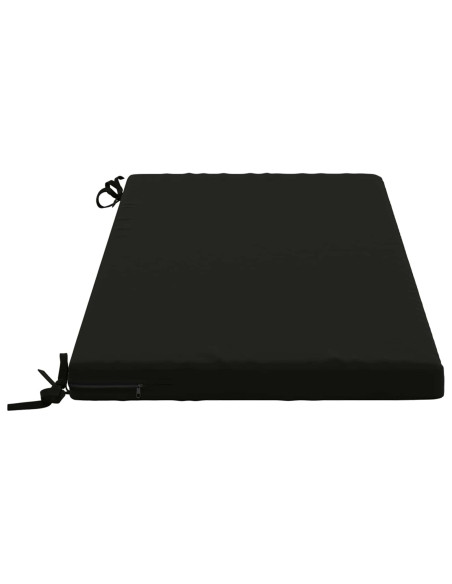 Cuscini per Panchina a 2 Pezzi SOEST 2 pz 100% Poliestere Nero