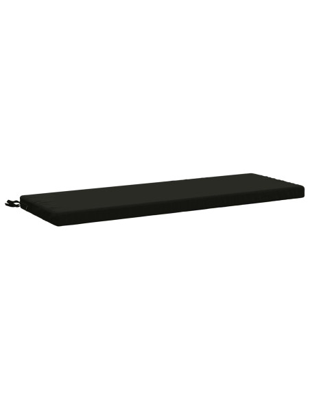 Cuscini per Panchina a 2 Pezzi SOEST 2 pz 100% Poliestere Nero
