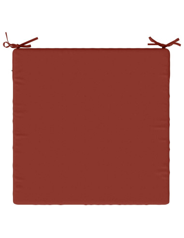 Cuscini per Sedia in 4 Pezzi SOEST 4 pz 100% Poliestere Rosso