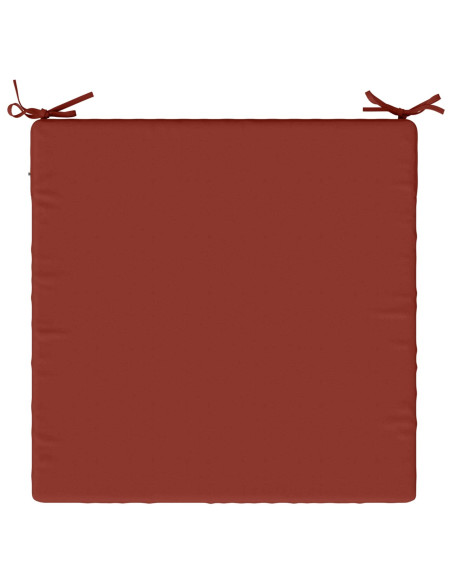 Cuscini per Sedia in 4 Pezzi SOEST 4 pz 100% Poliestere Rosso
