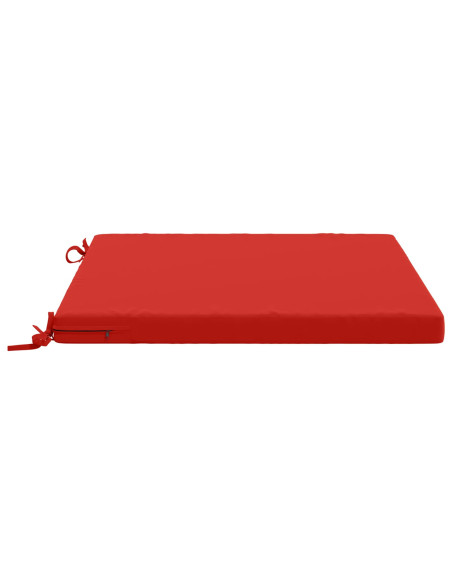 Cuscini per Sedia in 4 Pezzi SOEST 4 pz 100% Poliestere Rosso
