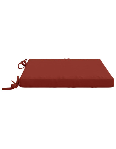 Cuscini per Sedia in 4 Pezzi SOEST 4 pz 100% Poliestere Rosso