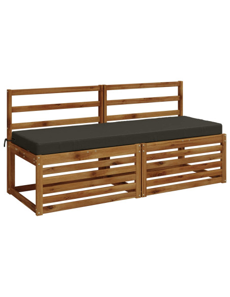 Cuscini per Panchina a 2 Pezzi SOEST 2 pz 100% Poliestere