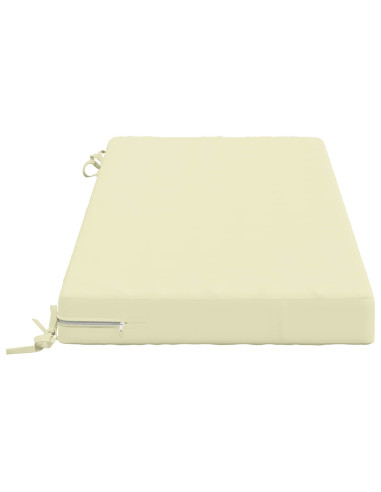 Cuscini per Panchina a 2 Pezzi SOEST 2 pz 100% Poliestere Crema
