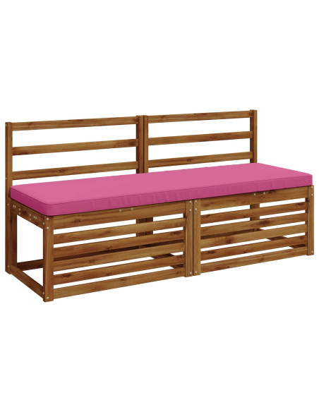 Cuscino per Panchina a 1 Pezzo VUGHT 100% Poliestere Rosa
