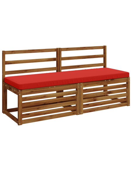 Cuscino per Panchina a 1 Pezzo VUGHT 100% Poliestere Rosso