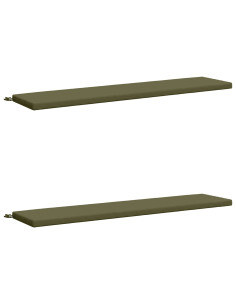 Cuscini per Panchina a 2 Pezzi SOEST 2 pz 100% Poliestere