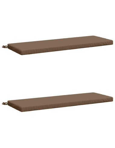 Cuscini per Panchina a 2 Pezzi SOEST 2 pz 100% Poliestere