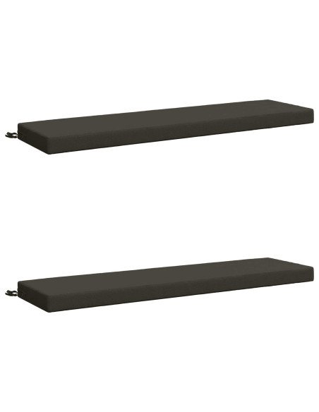 Cuscini per Panchina a 2 Pezzi SOEST 2 pz 100% Poliestere