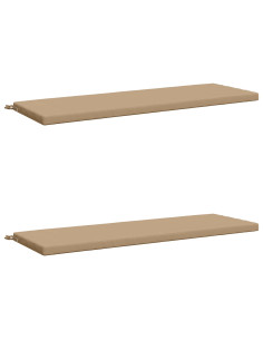 Cuscini per Panchina a 2 Pezzi SOEST 2 pz 100% Poliestere