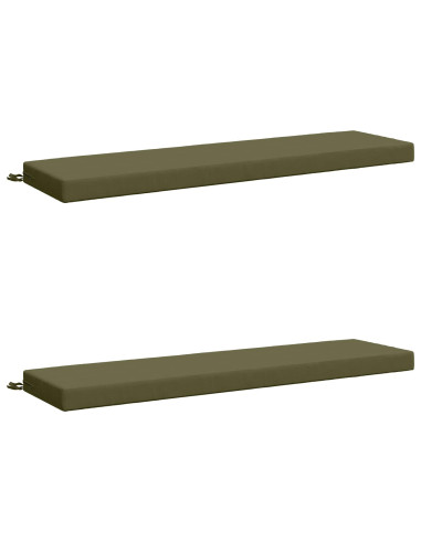 Cuscini per Panchina a 2 Pezzi SOEST 2 pz 100% Poliestere