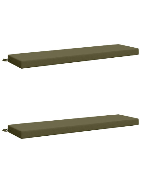Cuscini per Panchina a 2 Pezzi SOEST 2 pz 100% Poliestere