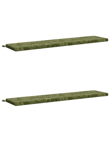 Cuscini per Panchina a 2 Pezzi SOEST 2 pz 100% Poliestere