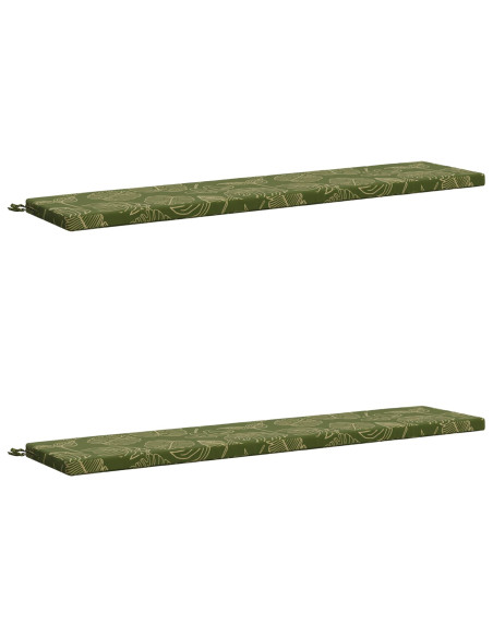 Cuscini per Panchina a 2 Pezzi SOEST 2 pz 100% Poliestere