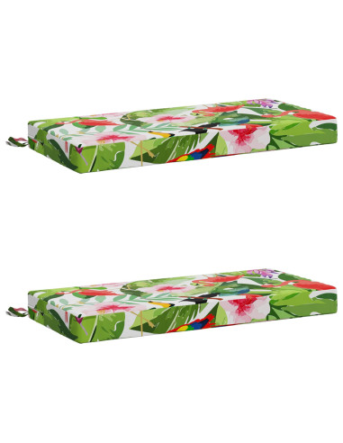 Cuscini per Panchina a 2 Pezzi SOEST 2 pz 100% Poliestere