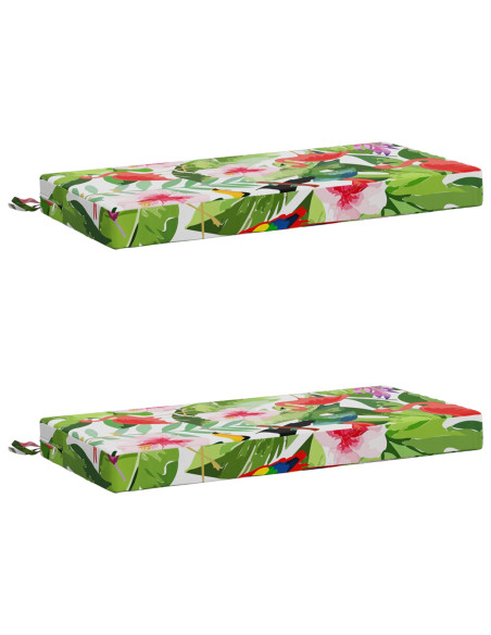 Cuscini per Panchina a 2 Pezzi SOEST 2 pz 100% Poliestere