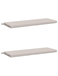 Cuscini per Panchina a 2 Pezzi SOEST 2 pz 100% Poliestere