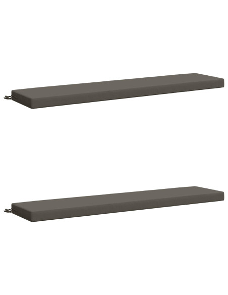 Cuscini per Panchina a 2 Pezzi SOEST 2 pz 100% Poliestere