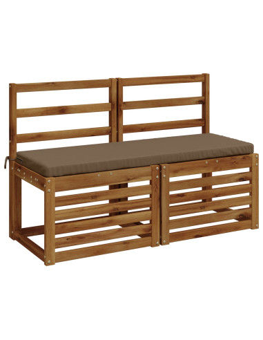 Cuscini per Panchina a 2 Pezzi SOEST 2 pz 100% Poliestere
