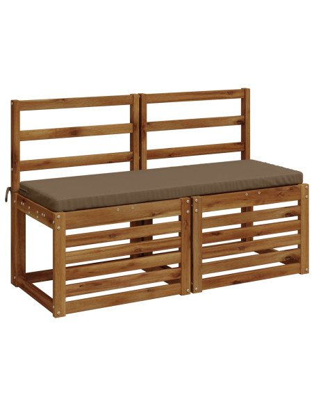 Cuscini per Panchina a 2 Pezzi SOEST 2 pz 100% Poliestere