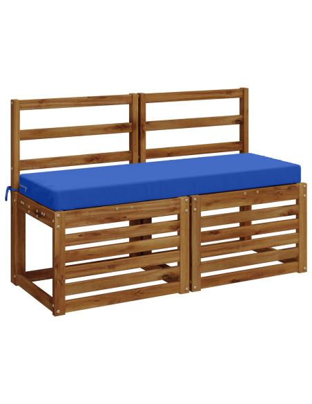 Cuscini per Panchina a 2 Pezzi SOEST 2 pz 100% Poliestere