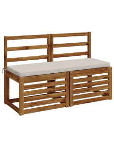Cuscini per Panchina a 2 Pezzi SOEST 2 pz 100% Poliestere 2