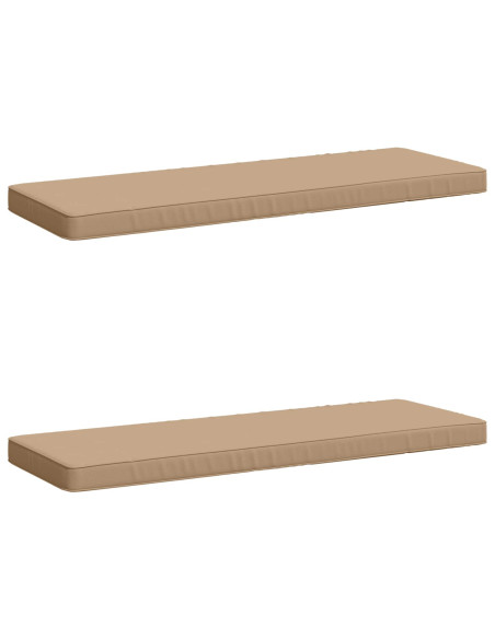 Cuscini per Panchina a 2 Pezzi VUGHT 2 pz 100% Poliestere