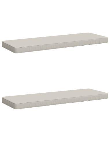 Cuscini per Panchina a 2 Pezzi VUGHT 2 pz 100% Poliestere