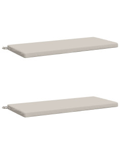Cuscini per Panchina a 2 Pezzi SOEST 2 pz 100% Poliestere