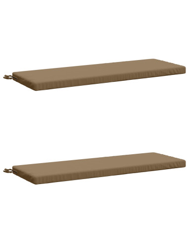 Cuscini per Panchina a 2 Pezzi SOEST 2 pz 100% Poliestere