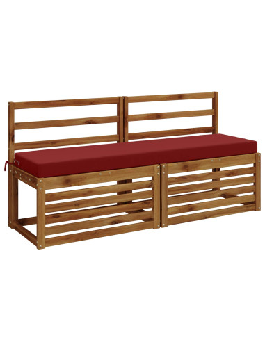 Cuscini per Panchina a 2 Pezzi SOEST 2 pz 100% Poliestere