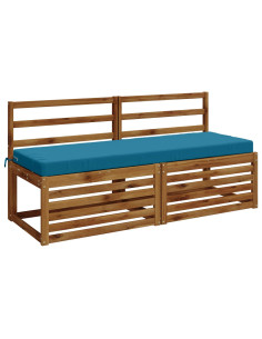 Cuscini per Panchina a 2 Pezzi SOEST 2 pz 100% Poliestere 2