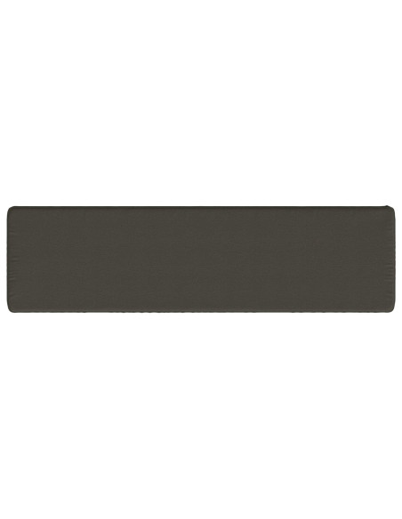 Cuscino per Panchina a 1 Pezzo VUGHT 100% Poliestere Antracite