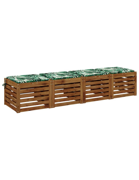 Cuscini per Sedia in 4 Pezzi SOEST 4 pz 100% Poliestere