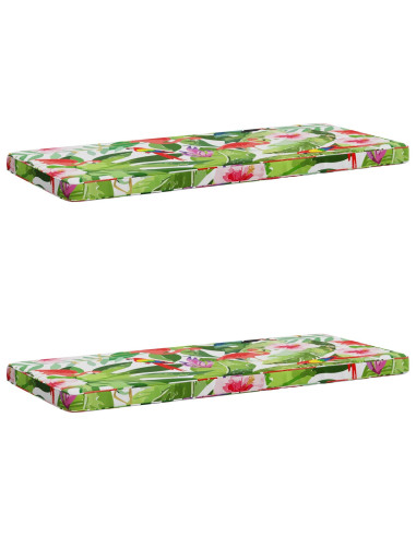 Cuscini per Panchina a 2 Pezzi VUGHT 2 pz 100% Poliestere