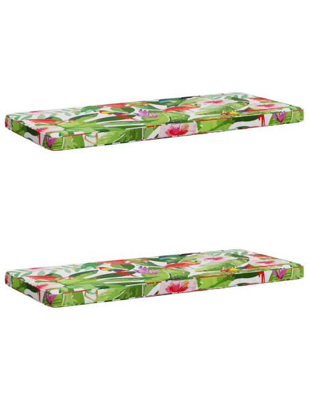 Cuscini per Panchina a 2 Pezzi VUGHT 2 pz 100% Poliestere