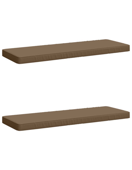 Cuscini per Panchina a 2 Pezzi VUGHT 2 pz 100% Poliestere